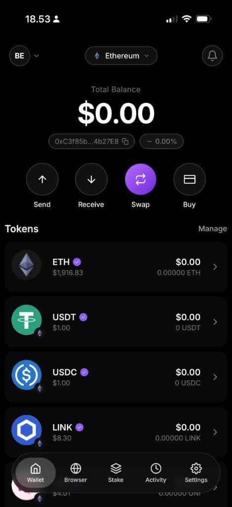 Native swap